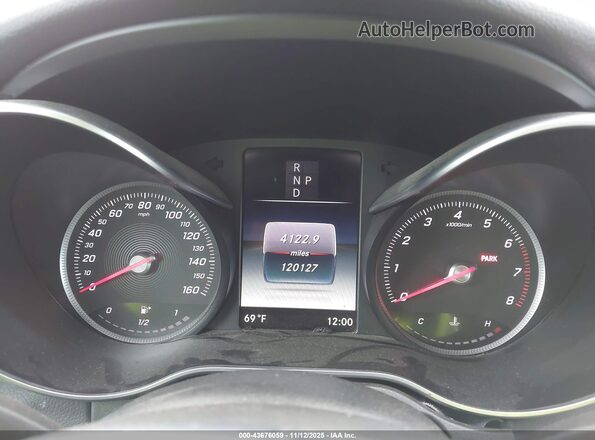55SWF4JB5JU245457 2018 MERCEDES-BENZ C-CLASS Dark Blue უკანა სავარძლების ხედი