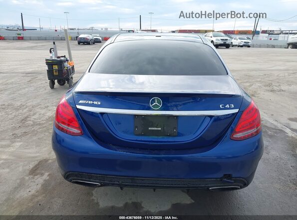 55SWF4JB5JU245457 2018 MERCEDES-BENZ C-CLASS Dark Blue 