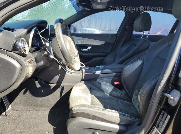 55SWF4JB5JU268477 2018 MERCEDES-BENZ C Black 