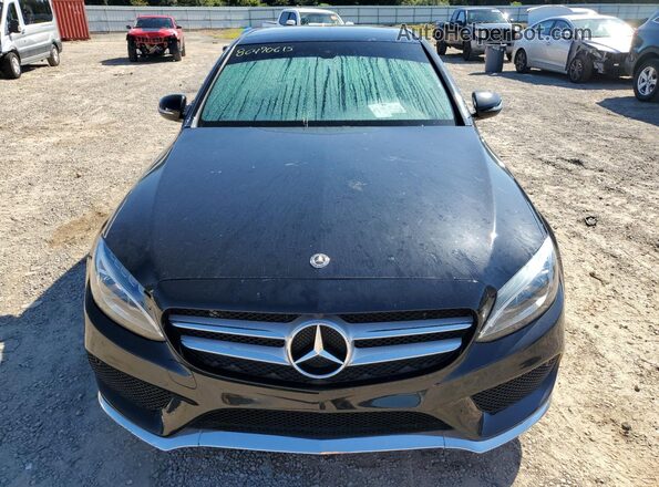 55SWF4JB5JU268477 2018 MERCEDES-BENZ C Black 