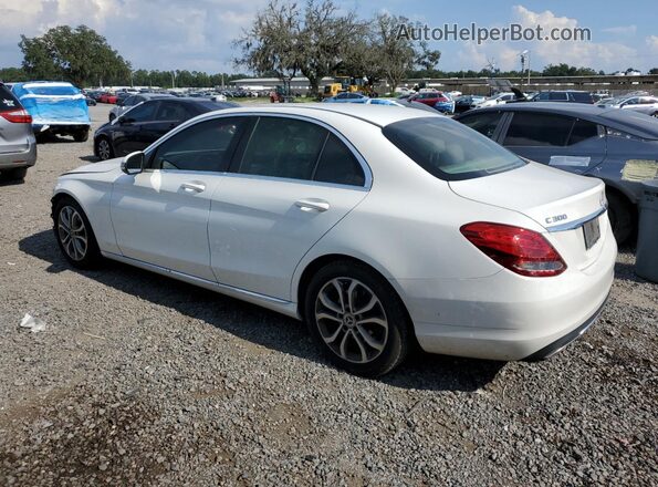 55SWF4JBXHU226123 2017 MERCEDES-BENZ C White Rear left