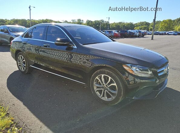 55SWF4KB0JU256834 2018 MERCEDES-BENZ C Black 