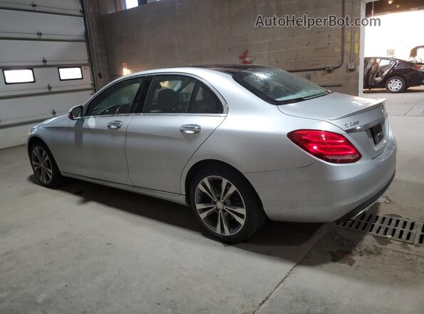 55SWF4KB2GU176816 2016 MERCEDES-BENZ C Silver Задня ліва чверть