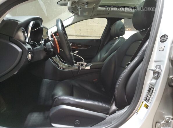 55SWF4KB2GU176816 2016 MERCEDES-BENZ C Silver Вид салону спереду