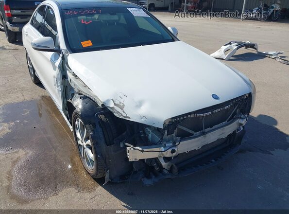 55SWF4KB5GU109384 2016 MERCEDES-BENZ C-CLASS White წინა ხედი