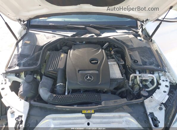 55SWF4KB5GU109384 2016 MERCEDES-BENZ C-CLASS White უკანა ხედი
