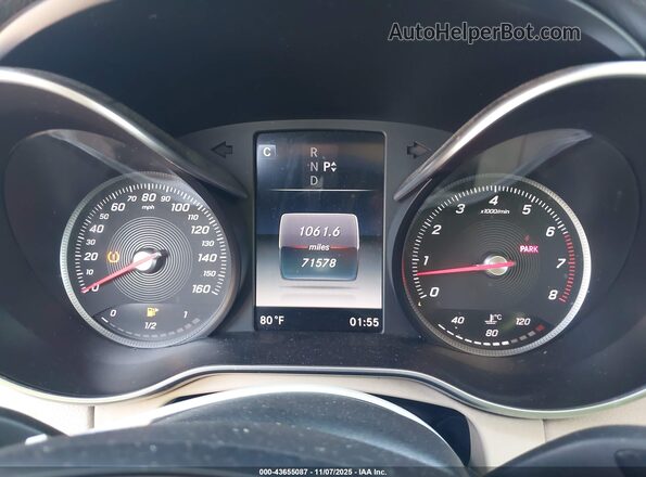 55SWF4KB5GU109384 2016 MERCEDES-BENZ C-CLASS White უკანა სავარძლების ხედი
