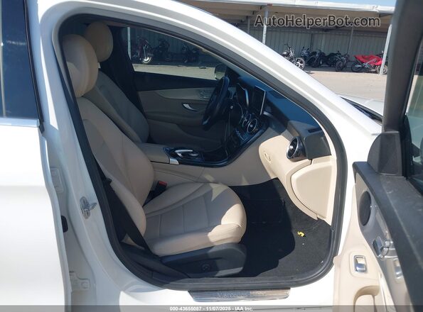 55SWF4KB5GU109384 2016 MERCEDES-BENZ C-CLASS White წინა სალონის ხედი