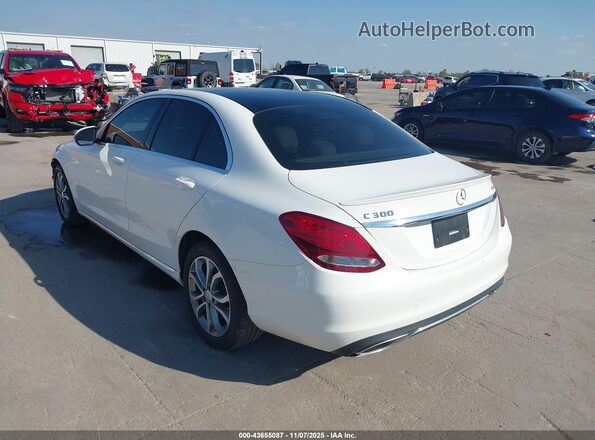 55SWF4KB5GU109384 2016 MERCEDES-BENZ C-CLASS White უკანა მარცხენა