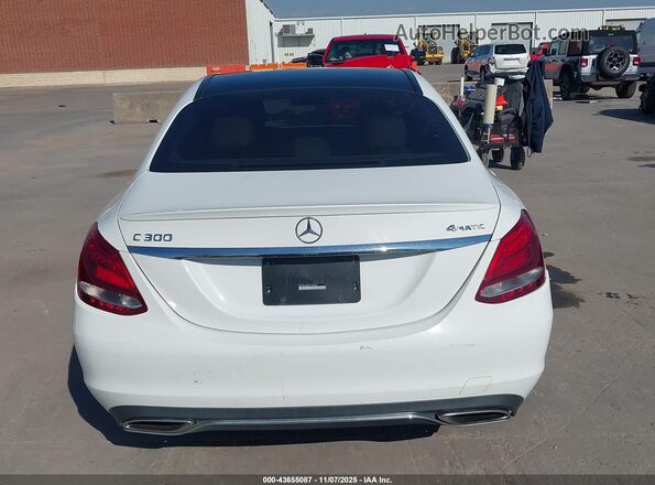 55SWF4KB5GU109384 2016 MERCEDES-BENZ C-CLASS White 