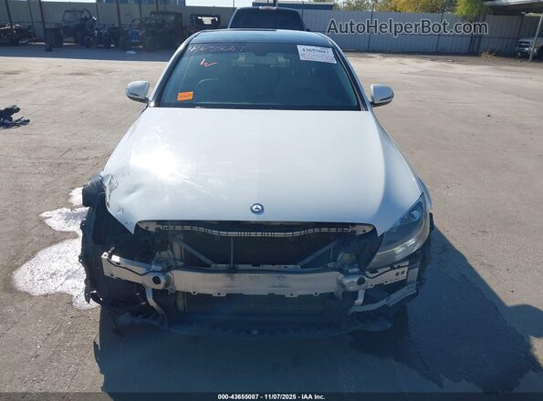 55SWF4KB5GU109384 2016 MERCEDES-BENZ C-CLASS White უკანა სალონის ხედი