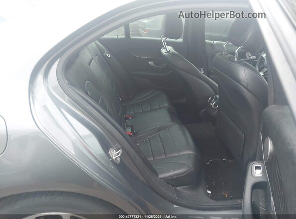 55SWF4KB6HU191966 2017 MERCEDES-BENZ C-CLASS Gray VIN კოდის სტიკერის ხედი