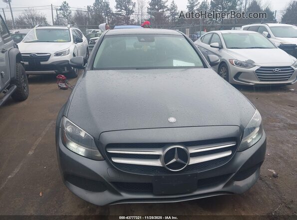 55SWF4KB6HU191966 2017 MERCEDES-BENZ C-CLASS Gray ხელსაწყოთა პანელის ხედი