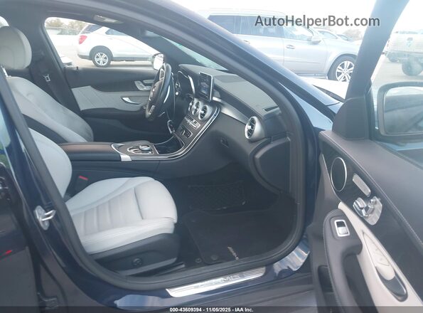 55SWF6EB0HU226296 2017 MERCEDES-BENZ AMG C 43 Blue Widok wnętrza z przodu
