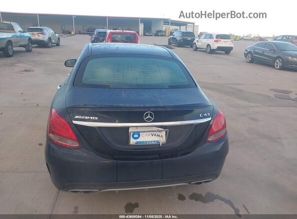 55SWF6EB0HU226296 2017 MERCEDES-BENZ AMG C 43 Blue 