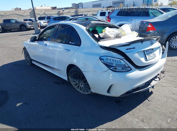 55SWF6EB3JU253305 2018 MERCEDES-BENZ AMG C 43 White Tył lewy