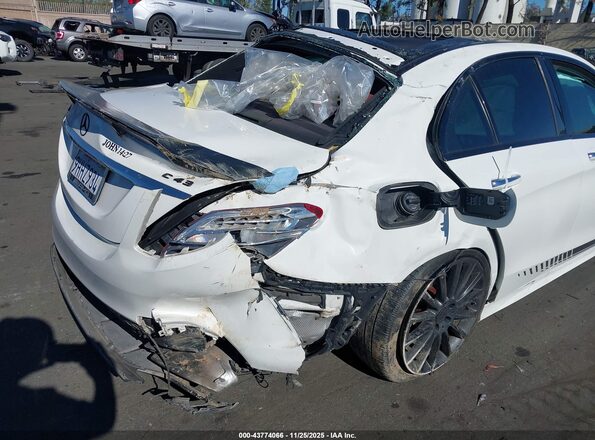 55SWF6EB3JU253305 2018 MERCEDES-BENZ AMG C 43 White 