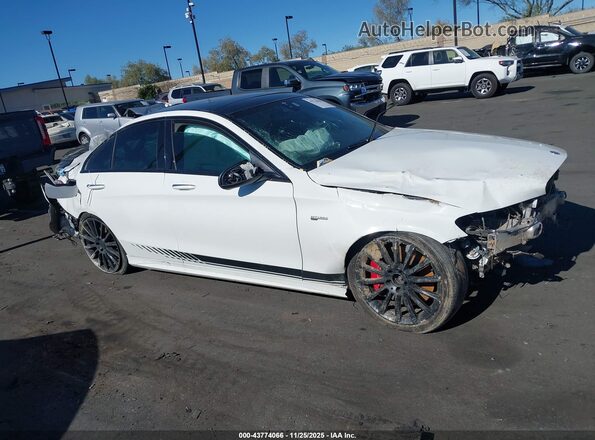 55SWF6EB3JU253305 2018 MERCEDES-BENZ AMG C 43 White Widok wnętrza 360 stopni