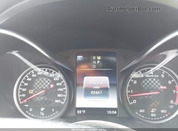 55SWF6EB4HU188457 2017 MERCEDES-BENZ AMG C 43 Silver Rear seats view