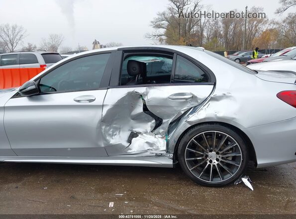 55SWF6EB4HU188457 2017 MERCEDES-BENZ AMG C 43 Silver Front view