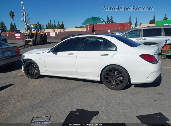 55SWF6EB5KU303817 2019 MERCEDES-BENZ AMG C 43 White უკანა სალონის ხედი