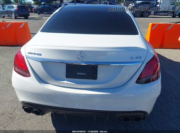 55SWF6EB5KU303817 2019 MERCEDES-BENZ AMG C 43 White 