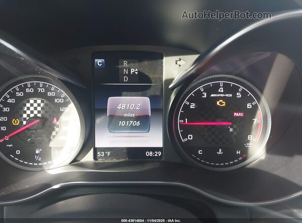 55SWF6EB7JU274562 2018 MERCEDES-BENZ AMG C 43 White Widok tylnych siedzeń
