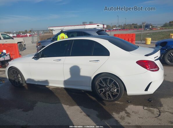 55SWF6EB7JU274562 2018 MERCEDES-BENZ AMG C 43 White Widok wnętrza 360 stopni