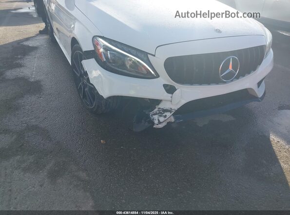 55SWF6EB7JU274562 2018 MERCEDES-BENZ AMG C 43 White Widok z przodu