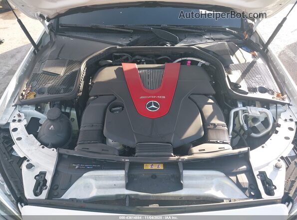 55SWF6EB7JU274562 2018 MERCEDES-BENZ AMG C 43 White Widok z tyłu