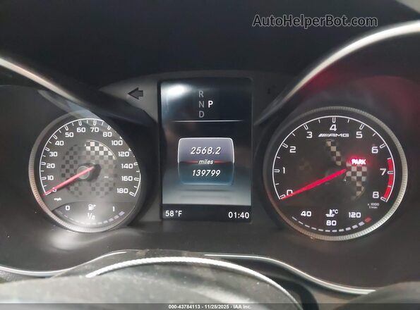 55SWF6EB8HU187196 2017 MERCEDES-BENZ AMG C 43 White უკანა სავარძლების ხედი