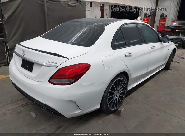55SWF6EB8HU187196 2017 MERCEDES-BENZ AMG C 43 White უკანა მარჯვენა