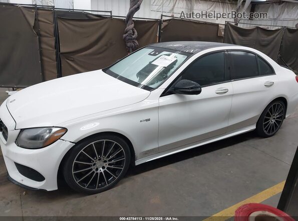 55SWF6EB8HU187196 2017 MERCEDES-BENZ AMG C 43 White სალონის 360-გრადუსიანი ხედი