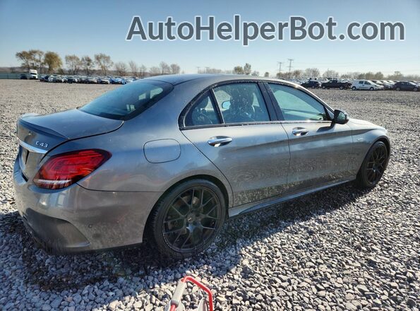 55SWF6EB8LU330608 2020 MERCEDES-BENZ C Gray Rear right