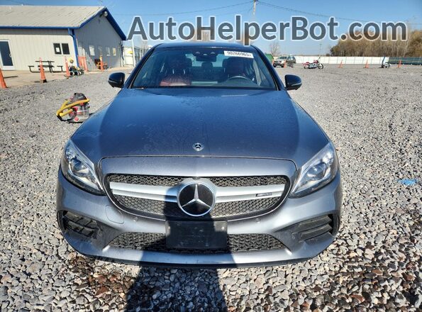 55SWF6EB8LU330608 2020 MERCEDES-BENZ C Gray Front view