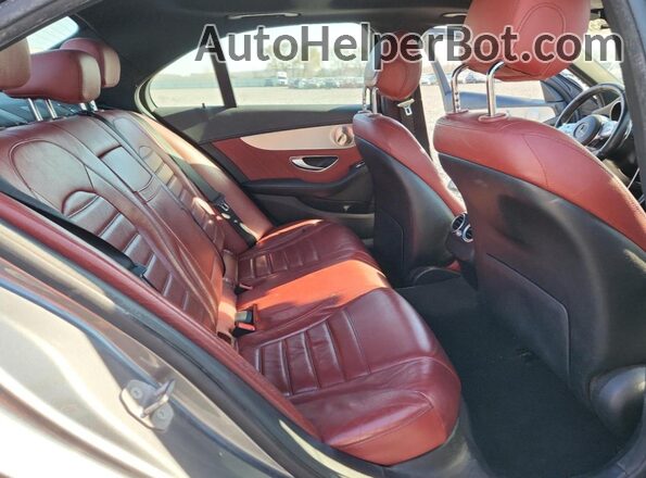 55SWF6EB8LU330608 2020 MERCEDES-BENZ C Gray Rear seats view