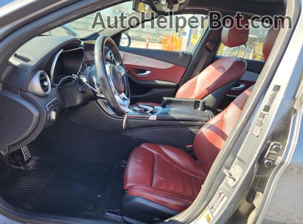 55SWF6EB8LU330608 2020 MERCEDES-BENZ C Gray Front interior view