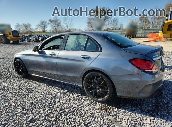 55SWF6EB8LU330608 2020 MERCEDES-BENZ C Gray Rear left