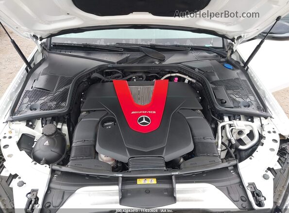 55SWF6EB9JU268715 2018 MERCEDES-BENZ AMG C 43 White Rear view