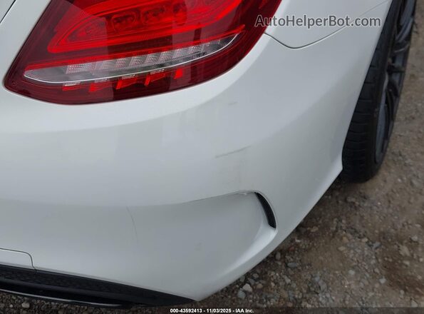 55SWF6EB9JU268715 2018 MERCEDES-BENZ AMG C 43 White Front view