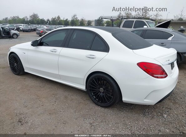 55SWF6EB9JU268715 2018 MERCEDES-BENZ AMG C 43 White Rear left