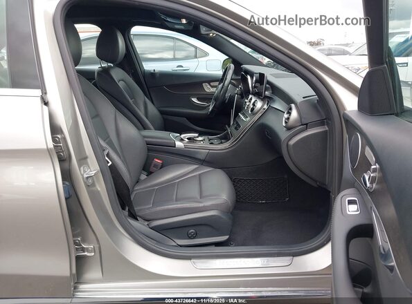 55SWF8DB1KU283658 2019 MERCEDES-BENZ C-CLASS Gray Widok wnętrza z przodu