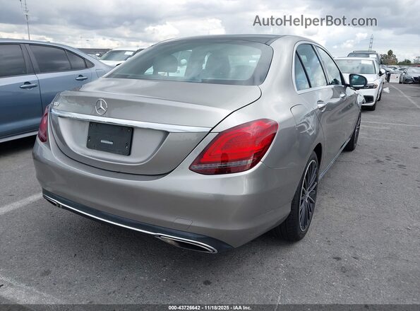 55SWF8DB1KU283658 2019 MERCEDES-BENZ C-CLASS Gray Tył prawy