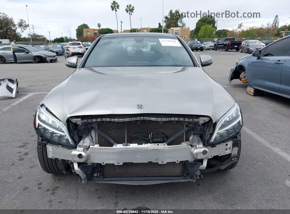55SWF8DB1KU283658 2019 MERCEDES-BENZ C-CLASS Gray Widok wnętrza z tyłu