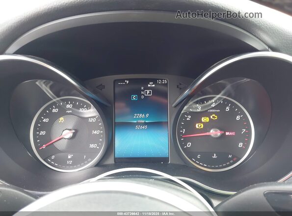 55SWF8DB1KU283658 2019 MERCEDES-BENZ C-CLASS Gray Widok tylnych siedzeń
