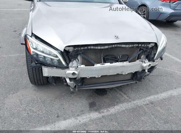 55SWF8DB1KU283658 2019 MERCEDES-BENZ C-CLASS Gray Widok z przodu