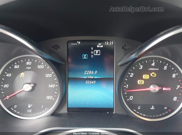 55SWF8DB1KU283658 2019 MERCEDES-BENZ C-CLASS Gray 