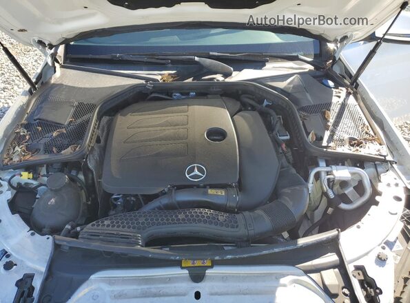 55SWF8DB3LU328066 2020 MERCEDES-BENZ C White Rear interior view