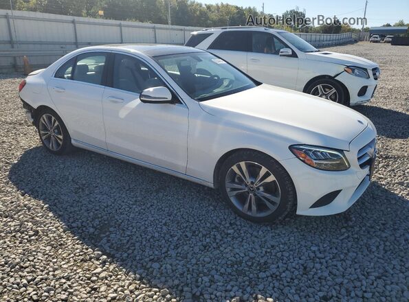 55SWF8DB3LU328066 2020 MERCEDES-BENZ C White Front right