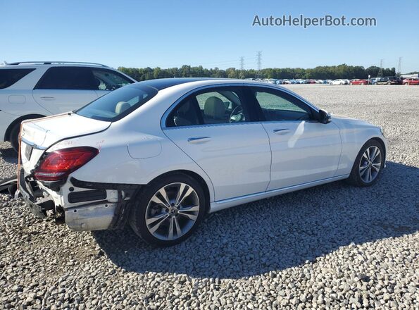 55SWF8DB3LU328066 2020 MERCEDES-BENZ C White Rear right